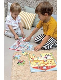 APLI bērnu puzle "Skola"