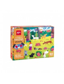 APLI PUZLE Slepenie suņi ar burvju brillēm