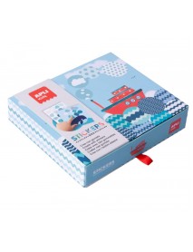 Apli bērnu uzlīmju spēle KUĢIS