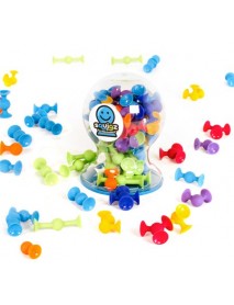 Squigz Deluxe (44 gab.) konstruktors ar piesūcekņiem