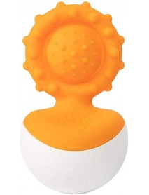 Zīdaiņu rotaļlieta "Dimpl Wobbl" (oranža)